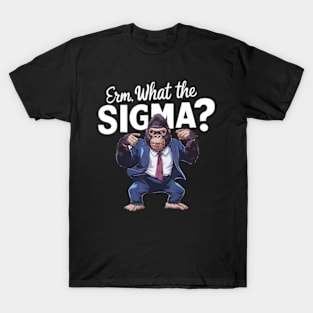 What The Sigma Ironic Brainrot Quote T-Shirt